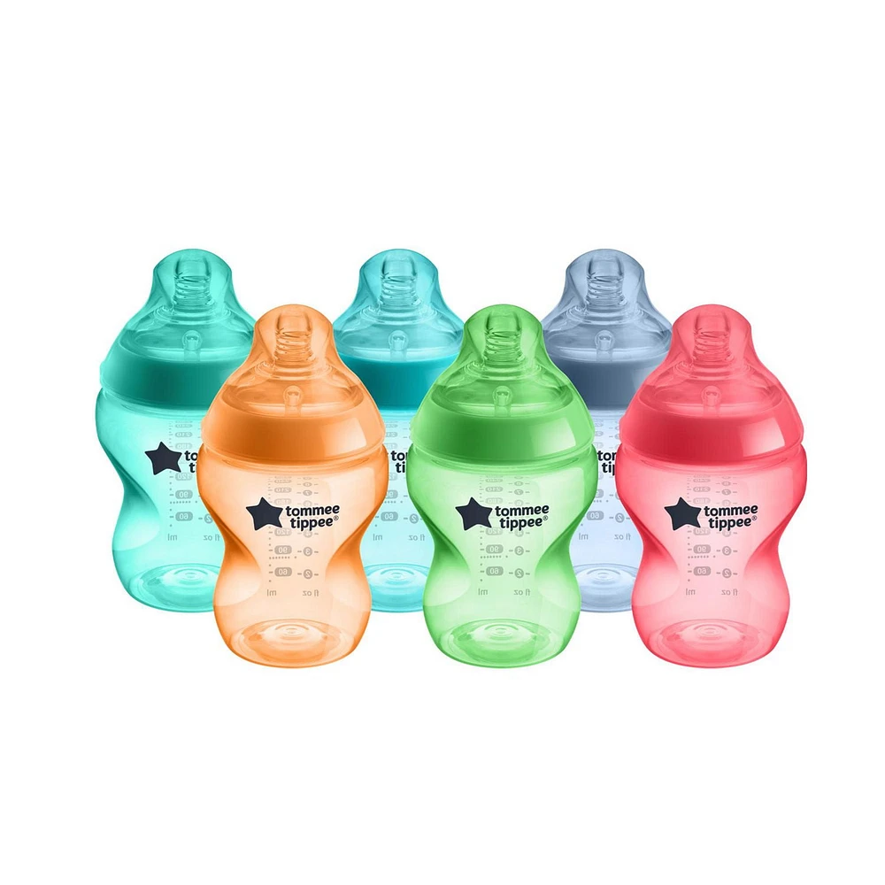 Tommee Tippee Closer to Nature Fiesta Baby Bottle, 9oz