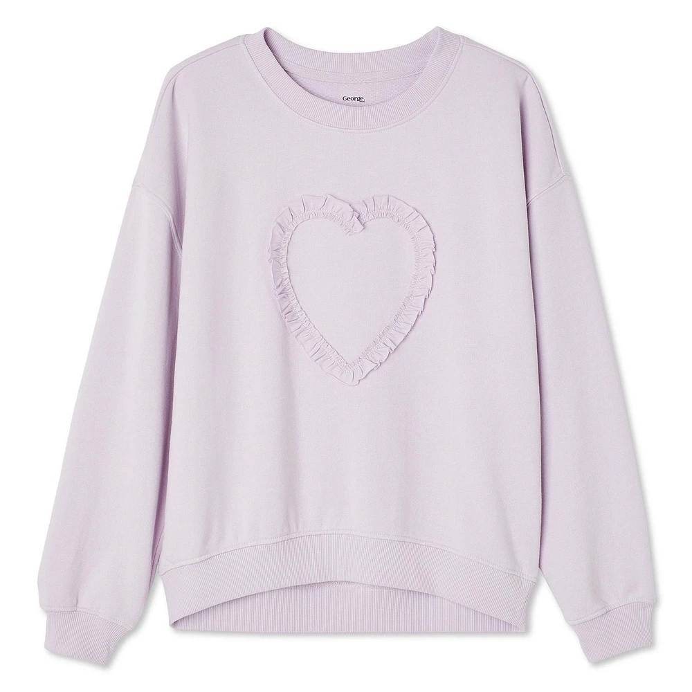 George Girls' Crew Neckline Sweatshirt