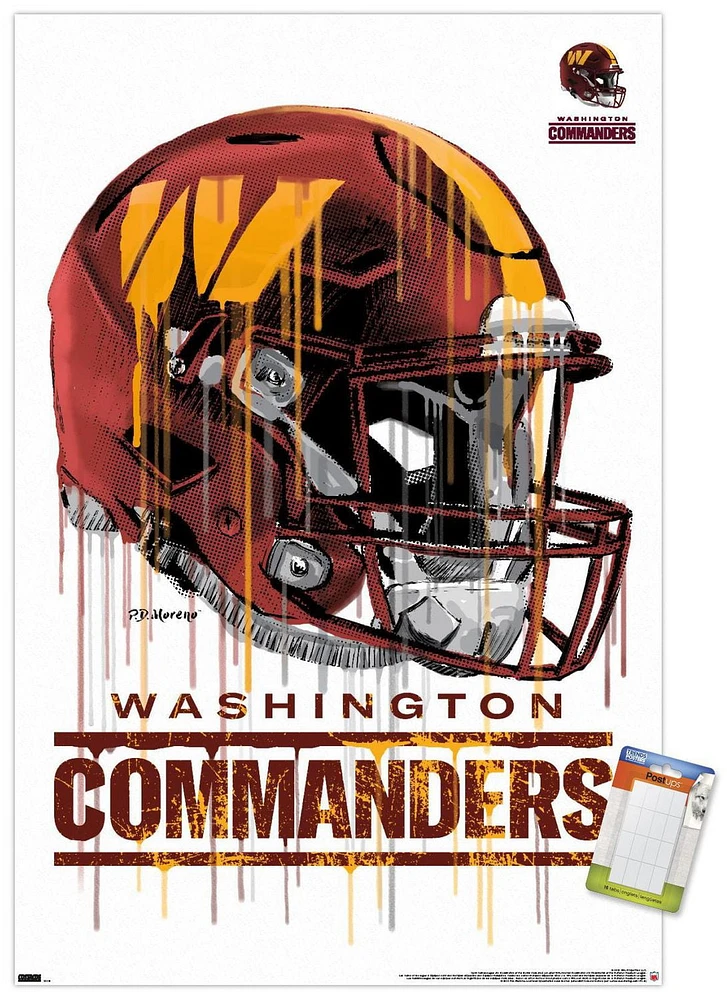 NFL Washington Commanders - Casque anti-goutte 22