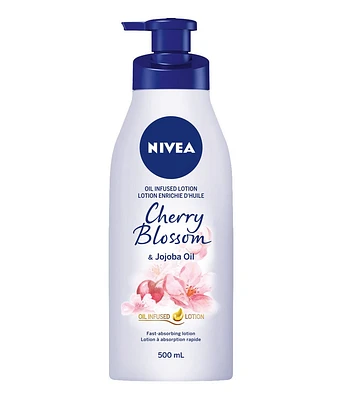 NIVEA Oil Infused Cherry Blossom & Jojoba Oil Body Lotion, 500 mL