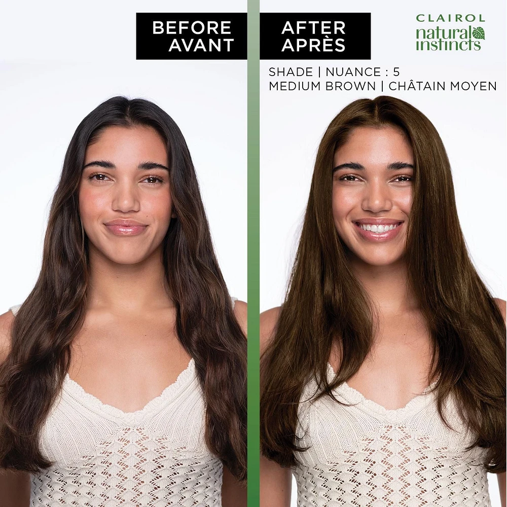 Coloration semi-permanente Natural Instincts, Avec huile de coco et aloe vera Sans ammoniaque ni parabène ajouté!