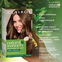 Coloration semi-permanente Natural Instincts, Avec huile de coco et aloe vera Sans ammoniaque ni parabène ajouté!