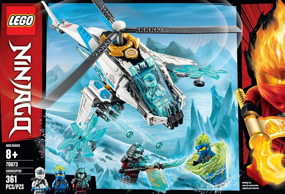 LEGO NINJAGO ShuriCopter 70673 Ninja Toy Building Kit (361 Piece)