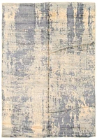 ECARPETGALLERY 4'11" x 7'4" Contemporary Galleria Hand Loomed Area Rug for Living Room, Dining Room and Bedroom in Blue