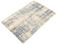 ECARPETGALLERY 4'11" x 7'4" Contemporary Galleria Hand Loomed Area Rug for Living Room, Dining Room and Bedroom in Blue