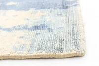 ECARPETGALLERY 4'11" x 7'4" Contemporary Galleria Hand Loomed Area Rug for Living Room, Dining Room and Bedroom in Blue