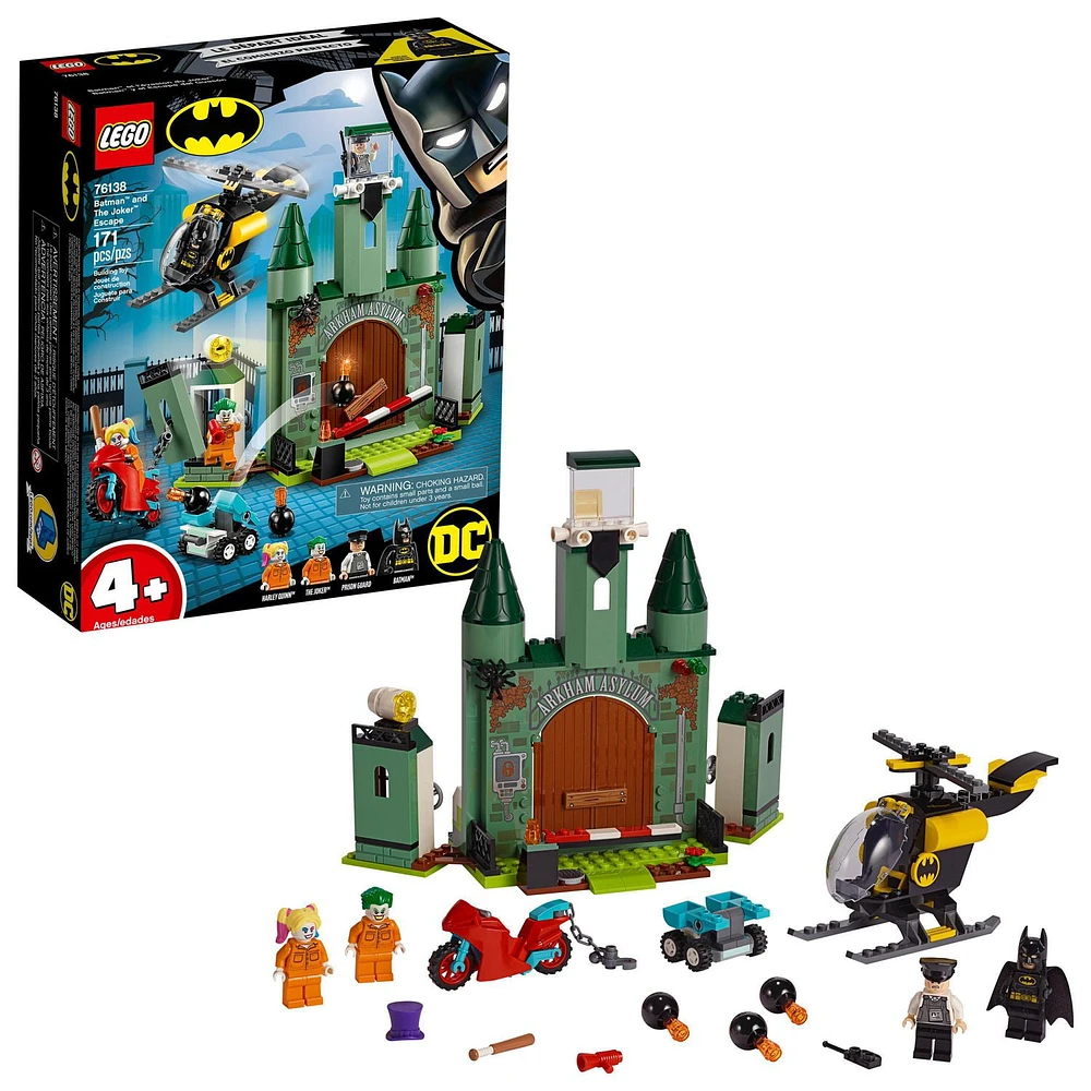 LEGO DC Batman Batman and The Joker Escape 76138 Toy Building Kit (171 Piece)