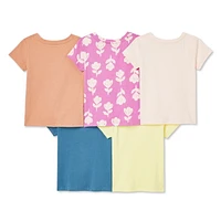 Lot de 5 t-shirts George pour petites filles