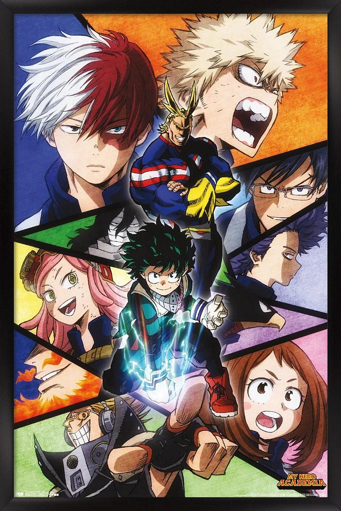 My Hero Academia - Faces Wall Poster, 22.375" x 34"