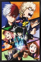 My Hero Academia - Faces Wall Poster, 22.375" x 34"