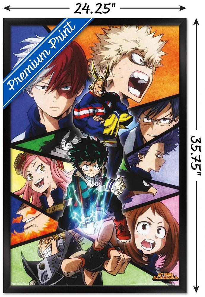 My Hero Academia - Faces Wall Poster, 22.375" x 34"