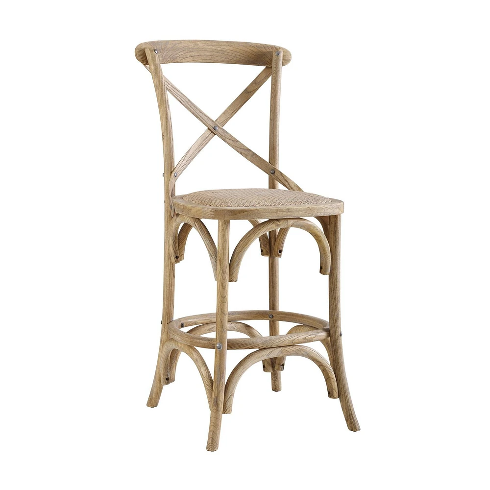 Hattie Grey Wash Bar Stool