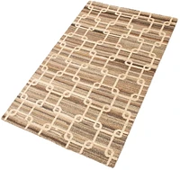 ECARPETGALLERY 5'8" x 8'0" Moroccan Tangier Hand-knotted Area Rug for Living Room, Dining Room and Bedroom in Brown