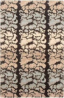 ECARPETGALLERY 5'1" x 7'10" Transitional Eternity Hand-knotted Area Rug for Living Room, Dining Room and Bedroom in Ivory