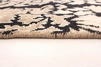 ECARPETGALLERY 5'1" x 7'10" Transitional Eternity Hand-knotted Area Rug for Living Room, Dining Room and Bedroom in Ivory