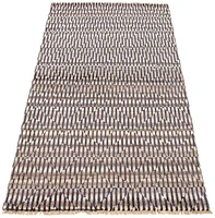 ECARPETGALLERY 5'1" x 8'1" Moroccan Tangier Hand-knotted Area Rug for Living Room, Dining Room and Bedroom in Brown