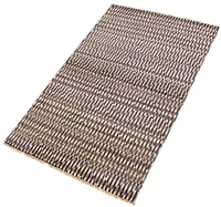 ECARPETGALLERY 5'1" x 8'1" Moroccan Tangier Hand-knotted Area Rug for Living Room, Dining Room and Bedroom in Brown