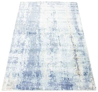 ECARPETGALLERY 5'3" x 7'7" Contemporary Galleria Hand Loomed Area Rug for Living Room, Dining Room and Bedroom in Blue