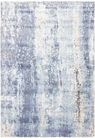 ECARPETGALLERY 5'3" x 7'7" Contemporary Galleria Hand Loomed Area Rug for Living Room, Dining Room and Bedroom in Blue