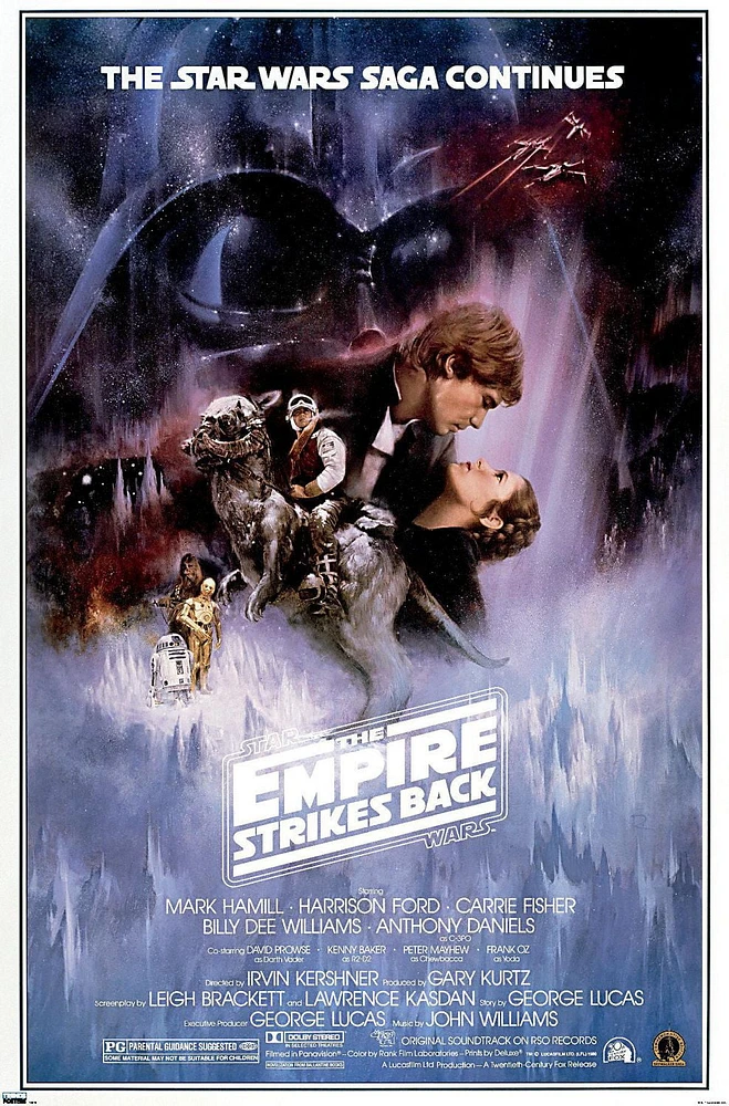 24X36 Star Wars: The Empire Strikes Back - One Sheet Wall Poster, 24" x 36"