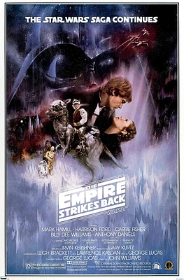 24X36 Star Wars: The Empire Strikes Back - One Sheet Wall Poster, 24" x 36"