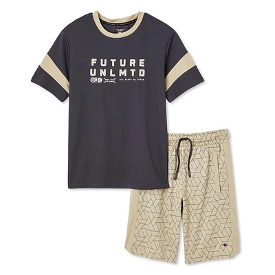 Athletic Works Boys' Short 2-Piece Set, Sizes XS-XXL