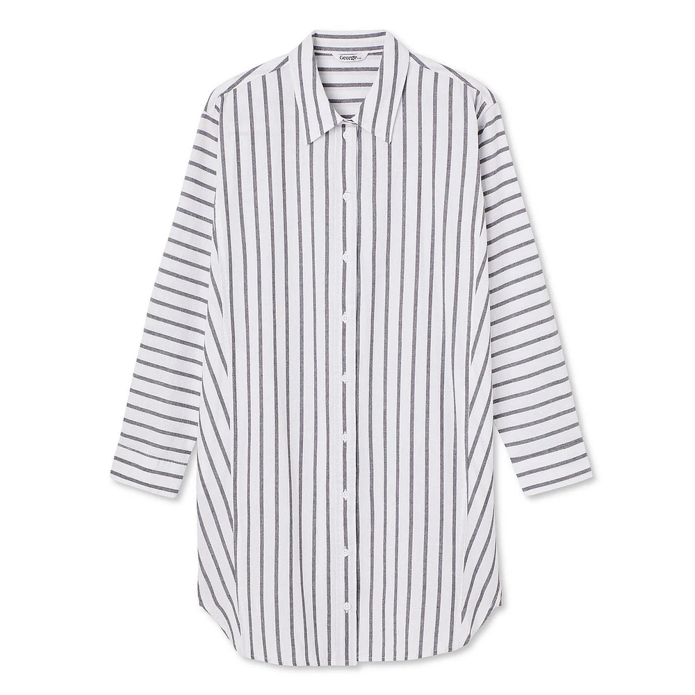 Robe-chemise boutonnée à l’avant George pour femmes