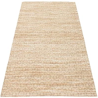 ECARPETGALLERY 4'6" x 6'6" Transitional Collage Handmade Area Rug for Living Room, Dining Room and Bedroom in Grey