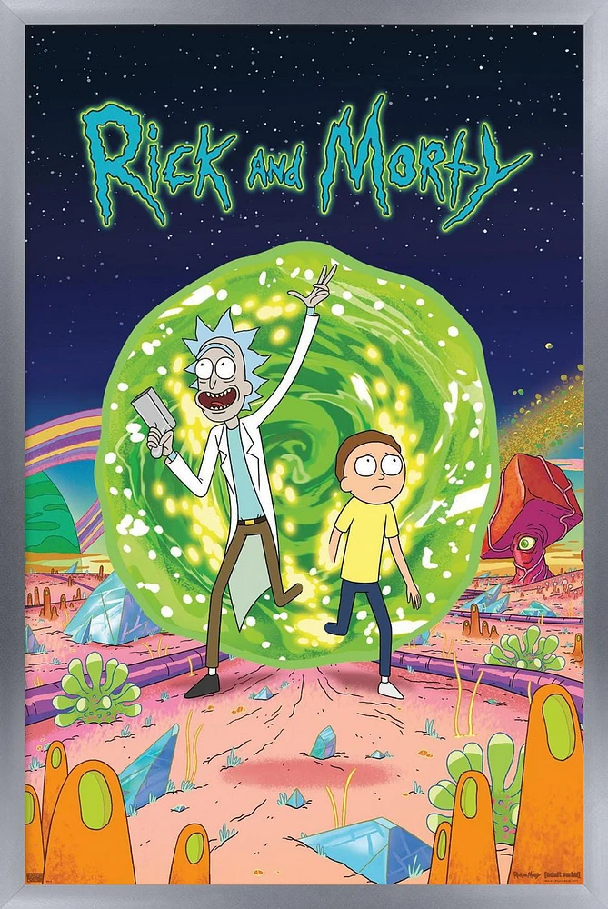 Rick And Morty - Cover Wall Poster, 22.375" x 34"