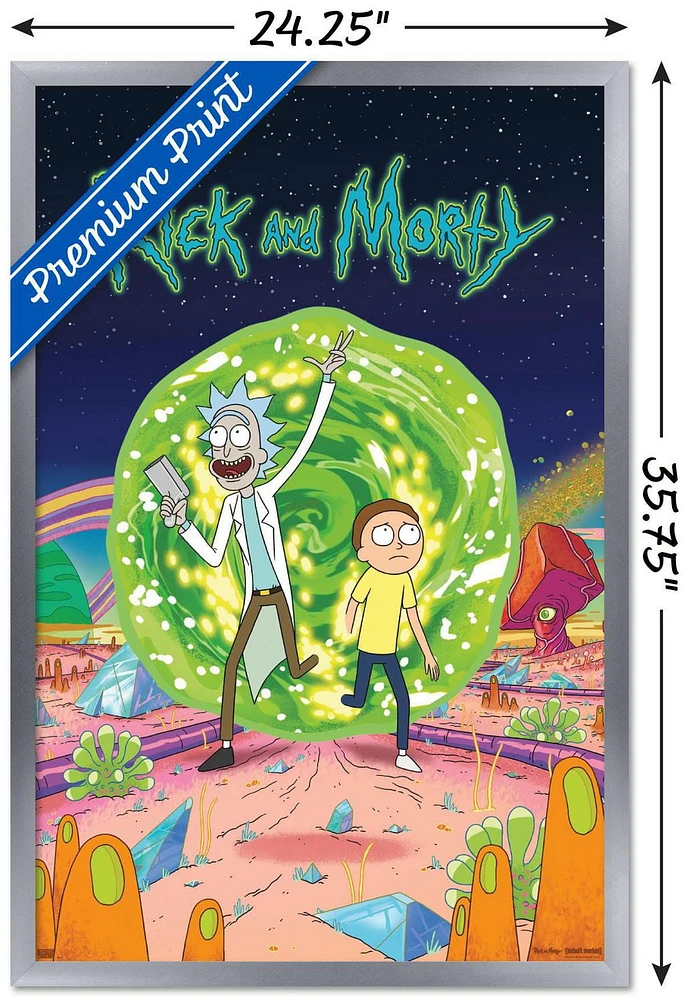 Rick And Morty - Cover Wall Poster, 22.375" x 34"