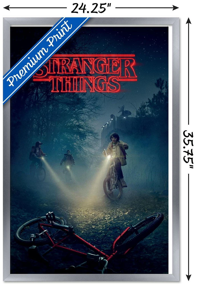 Netflix Stranger Things - Bikes Wall Poster, 22.375" x 34"