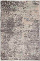 ECARPETGALLERY 5'0" x 7'7" Carved Galleria Hand Loomed Area Rug for Living Room, Dining Room and Bedroom in Grey