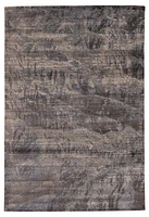 ECARPETGALLERY 4'10" x 7'3" Contemporary Galleria Hand Loomed Area Rug for Living Room, Dining Room and Bedroom in Grey