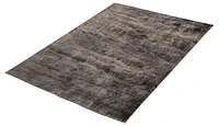 ECARPETGALLERY 4'10" x 7'3" Contemporary Galleria Hand Loomed Area Rug for Living Room, Dining Room and Bedroom in Grey