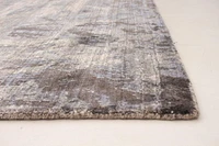 ECARPETGALLERY 4'10" x 7'3" Contemporary Galleria Hand Loomed Area Rug for Living Room, Dining Room and Bedroom in Grey