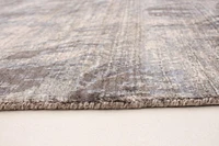 ECARPETGALLERY 4'10" x 7'3" Contemporary Galleria Hand Loomed Area Rug for Living Room, Dining Room and Bedroom in Grey