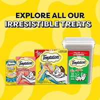 Gâteries pour chats Temptations Mélimélo arômes de poulet, d’herbe à chat et de cheddar, tendres à l'intérieur, croquantes à l'extérieur 85 g - 850 g