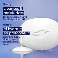 Pain de Beauté nettoyant doux pour la peau et hydratant pour un soin cutané doux Dove Original conçu avec 1/4 de crème hydratante, 106g (Paquet de 2 unités)