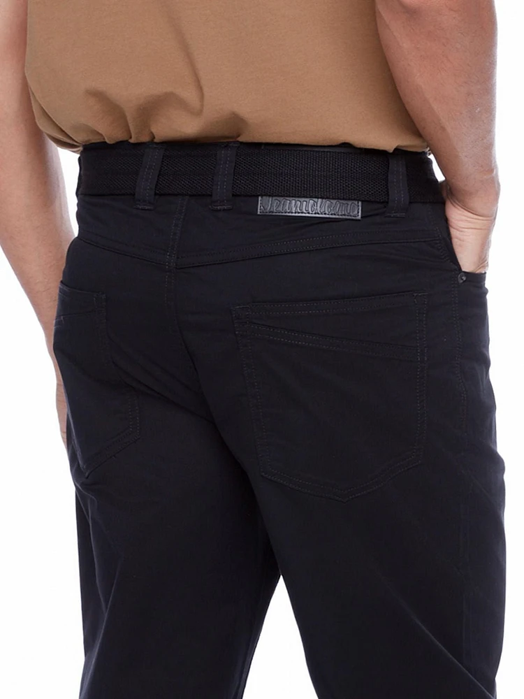 Jeaniologie ™ Pantalon pour hommes Jambe Confort avec ceinture