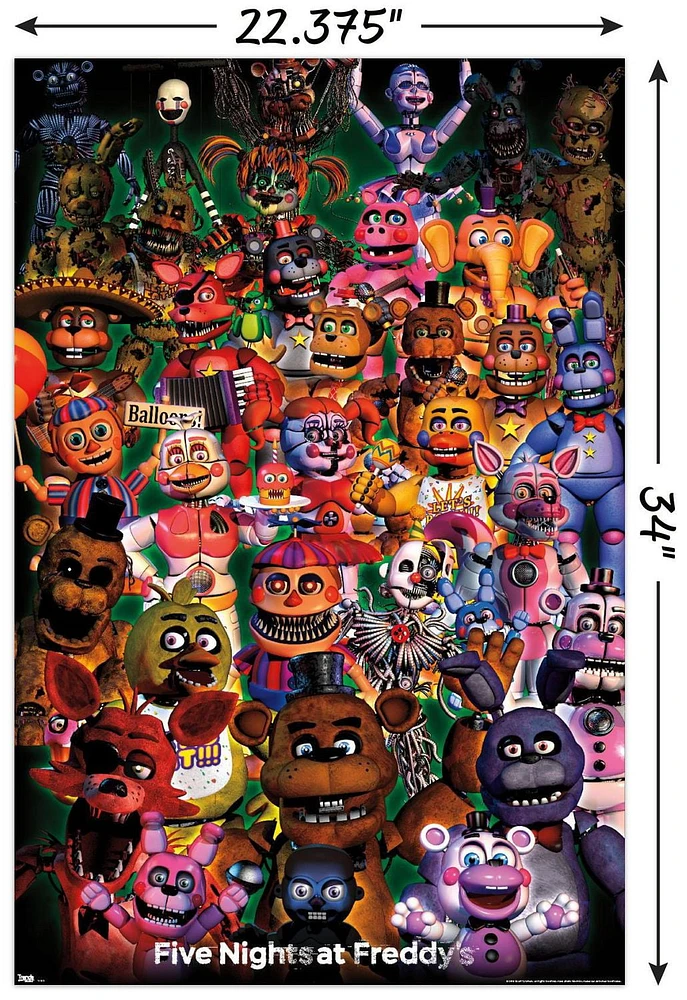 Five Nights at Freddy's - Ultimate Group Wall Poster