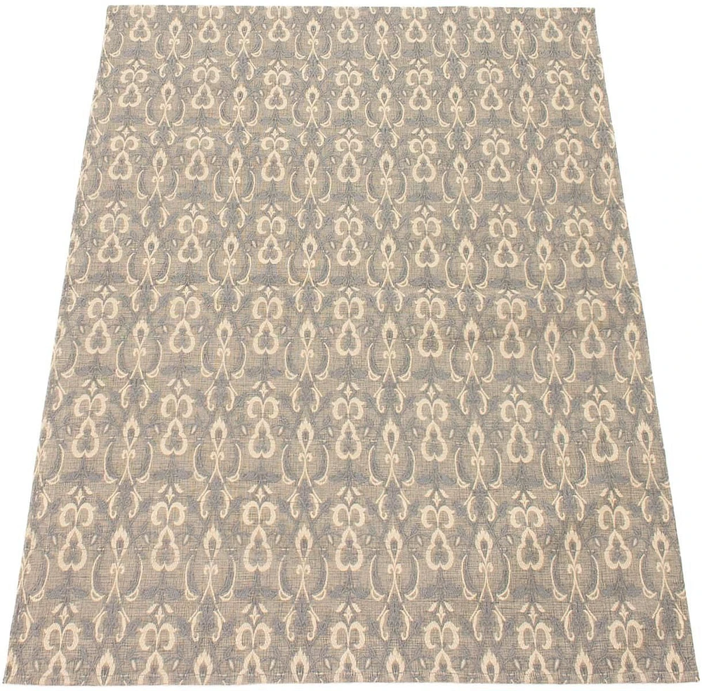 ECARPETGALLERY 4'7" x 6'7" Transitional Collage Handmade Area Rug for Living Room, Dining Room and Bedroom in Grey