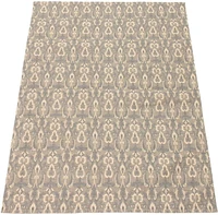 ECARPETGALLERY 4'7" x 6'7" Transitional Collage Handmade Area Rug for Living Room, Dining Room and Bedroom in Grey