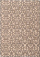 ECARPETGALLERY 4'7" x 6'7" Transitional Collage Handmade Area Rug for Living Room, Dining Room and Bedroom in Grey