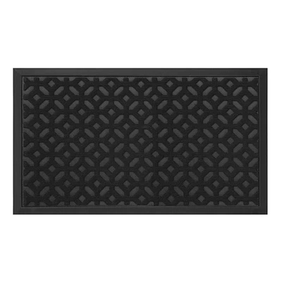 Tapis Needlepunch de Mainstays en caoutchouc à l'extérieur 18 x 30 po, tapis à endos de caoutchouc