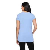 Disney Women's Maternity Stitch Ruched Tee