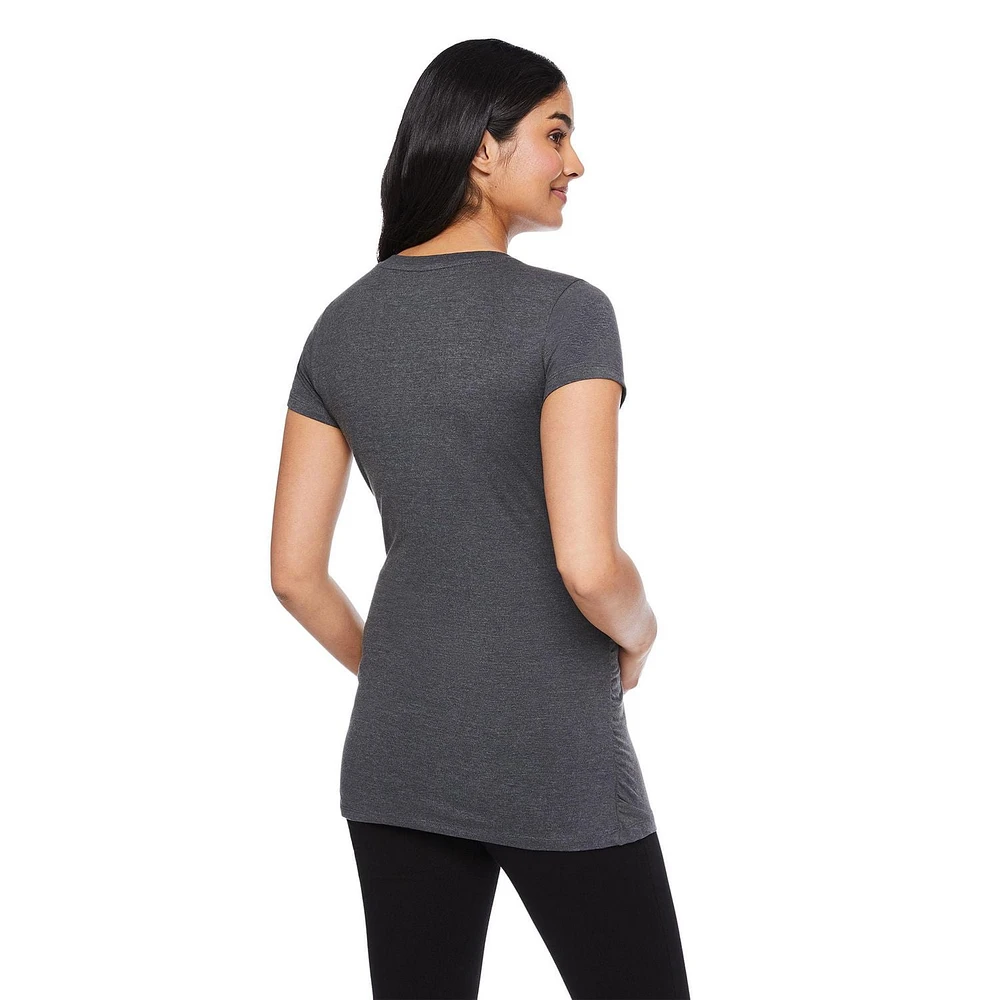 Star Wars Women's Maternity Grogu Ruched Tee