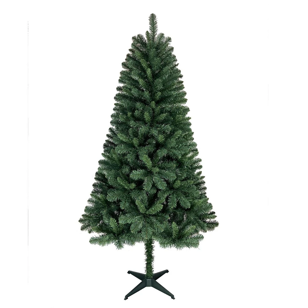 Holiday Time 6' Un-Lit Franklin Fir Christmas Tree-Green