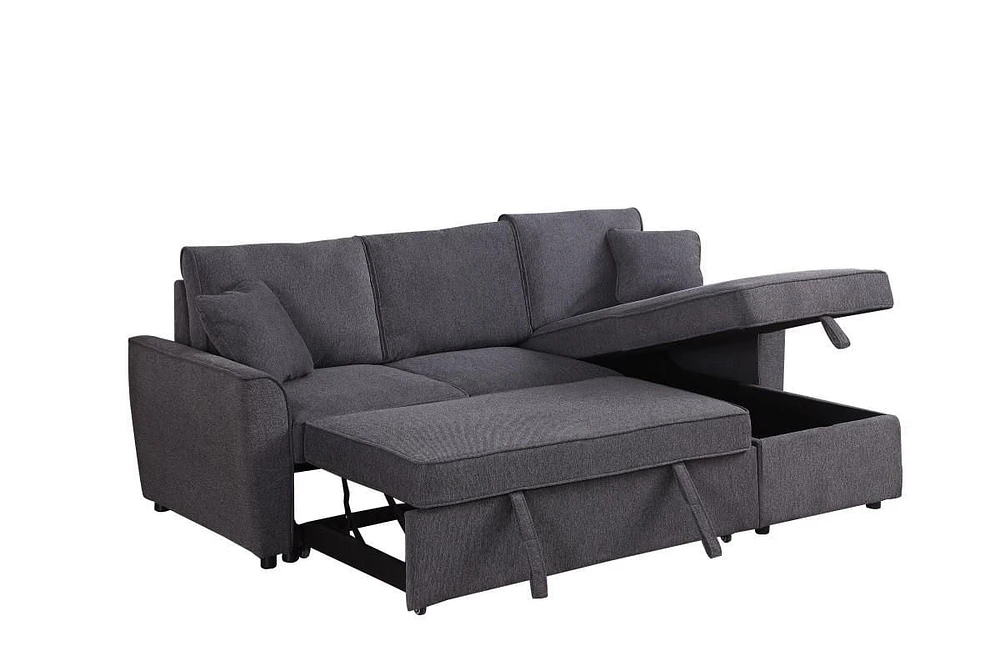 Ross Sleeper Sofa Bed, Grey