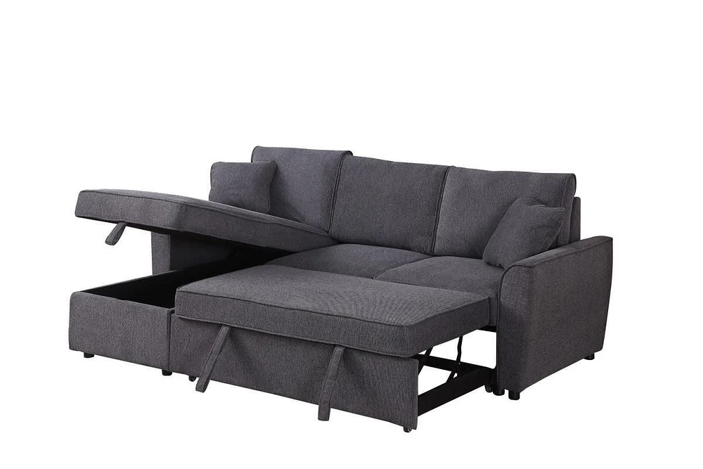 Ross Sleeper Sofa Bed, Grey