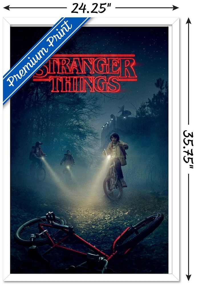 Netflix Stranger Things - Bikes Wall Poster, 22.375" x 34"